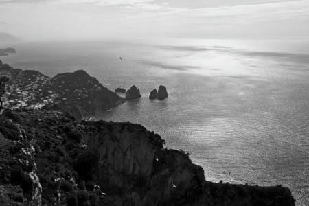 カプリ島山頂から