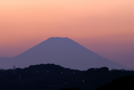 富士の夕景