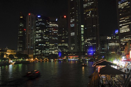 シンガポールの夜景