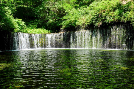 軽井沢白糸の滝